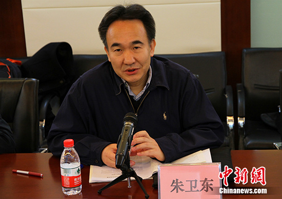 朱卫东。 /p中新社记者 吕少威 摄